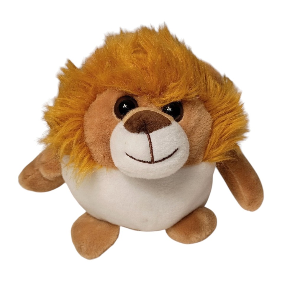 Chelsea Teddy‎ Bear Co Round Lion 7 1/2" Plush Stuffed Animal Toy